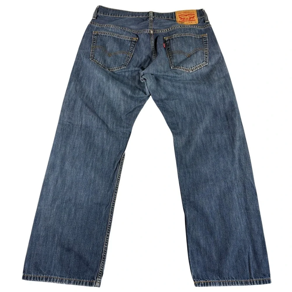 Levi's 569 Loose Straight Jeans Mens 32x32 Blue Denim Rugged Relaxed Streetwear